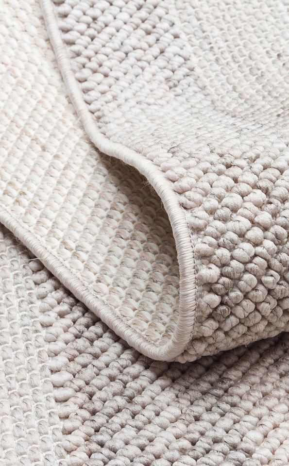 COZY CZY 05 GREY Hav Toz Vermez Modern Örgü Dokuma Makine Halısı