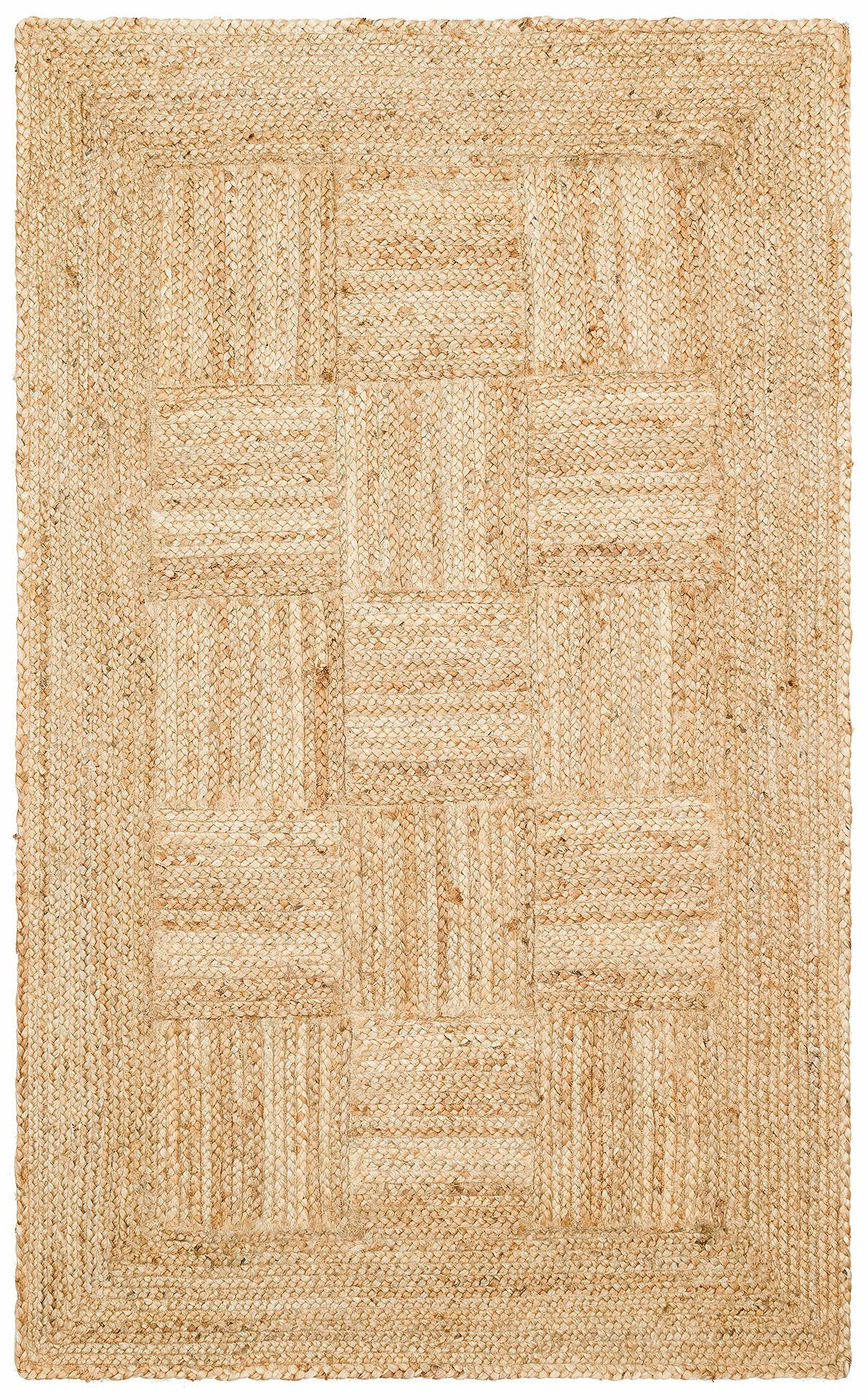 ECHO ECH 06 NATURAL XW Jüt ile Üretilen El Dokuma Sisal Kilim