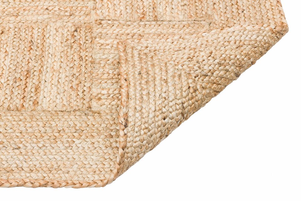 ECHO ECH 06 NATURAL XW Jüt ile Üretilen El Dokuma Sisal Kilim