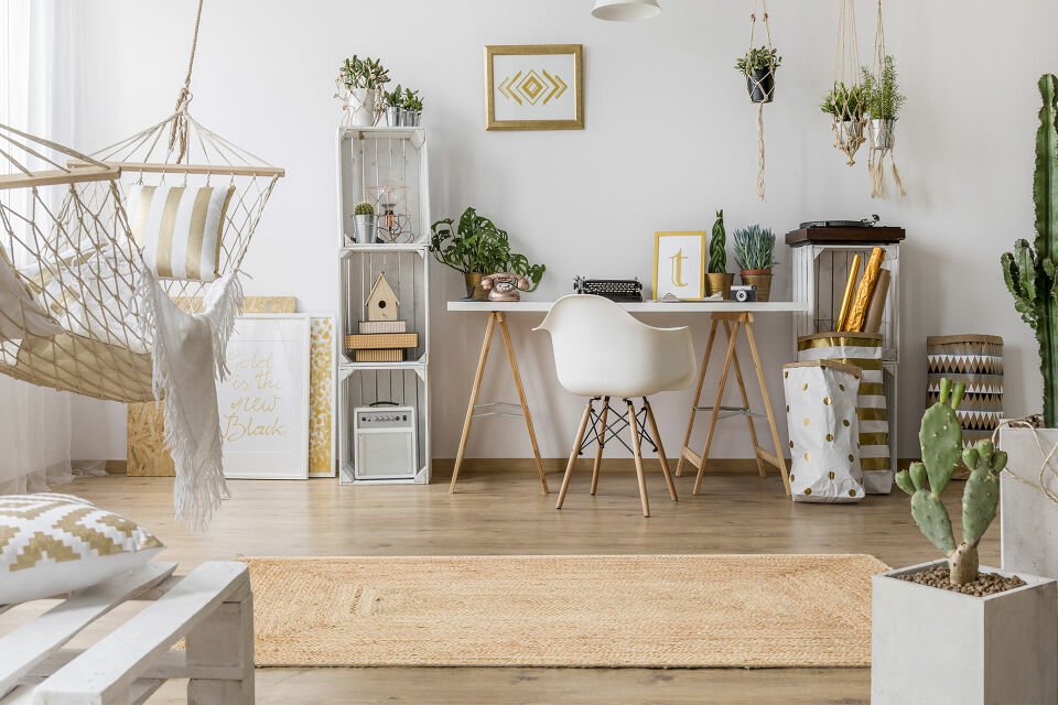 ECHO ECH 10 NATURAL  Jüt ile Üretilen El Dokuma Sisal Kilim