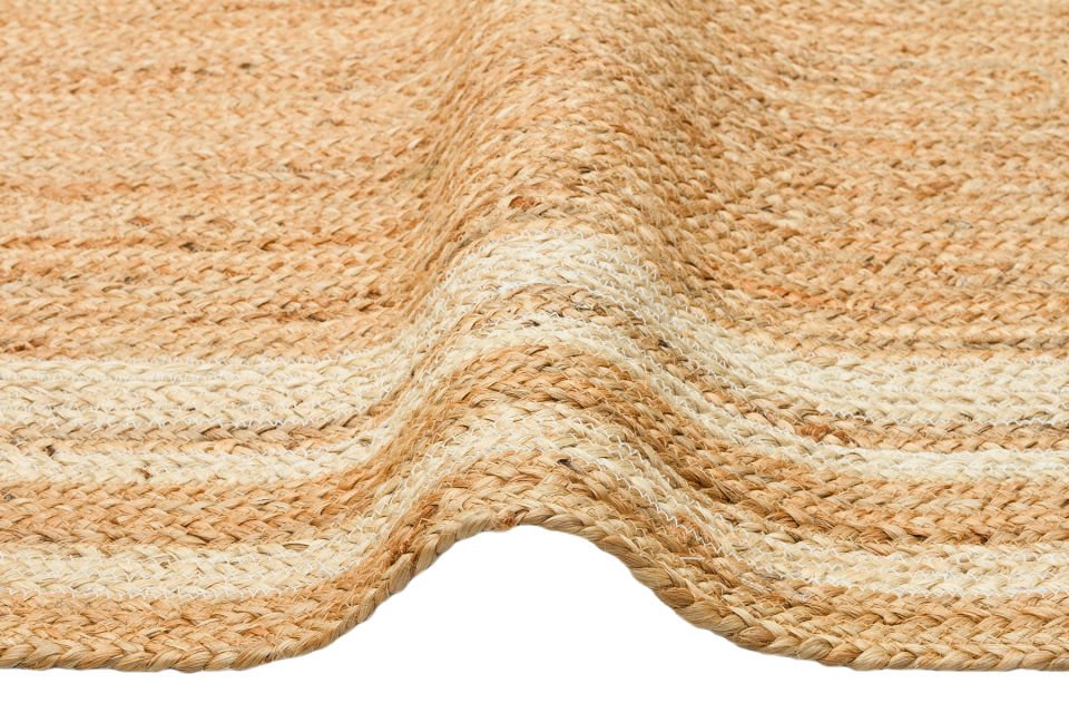 ECHO ECH 10 NATURAL WHITE XW   Jüt ile Üretilen El Dokuma Sisal Kilim