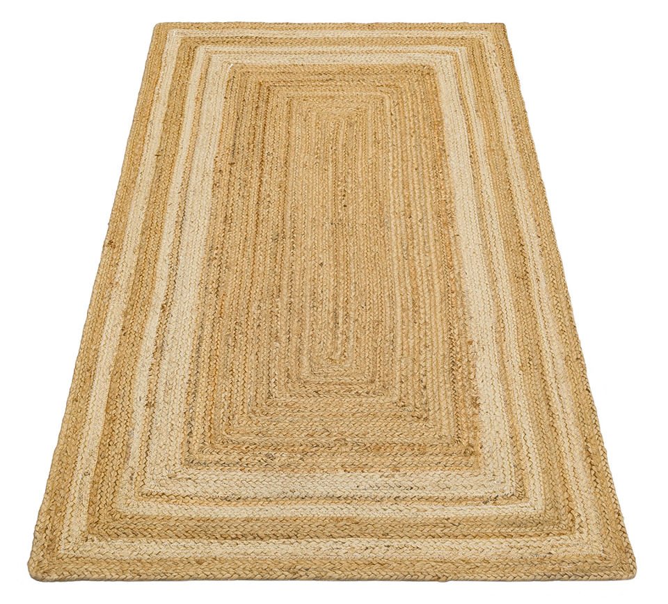 ECHO ECH 10 NATURAL WHITE XW   Jüt ile Üretilen El Dokuma Sisal Kilim