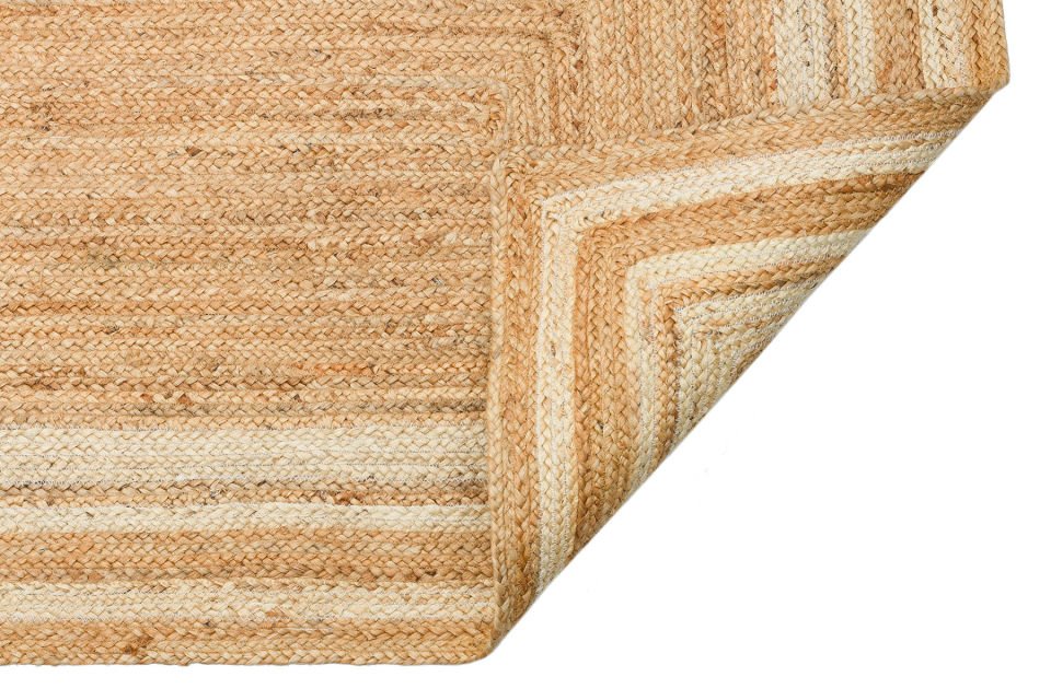 ECHO ECH 10 NATURAL WHITE XW   Jüt ile Üretilen El Dokuma Sisal Kilim