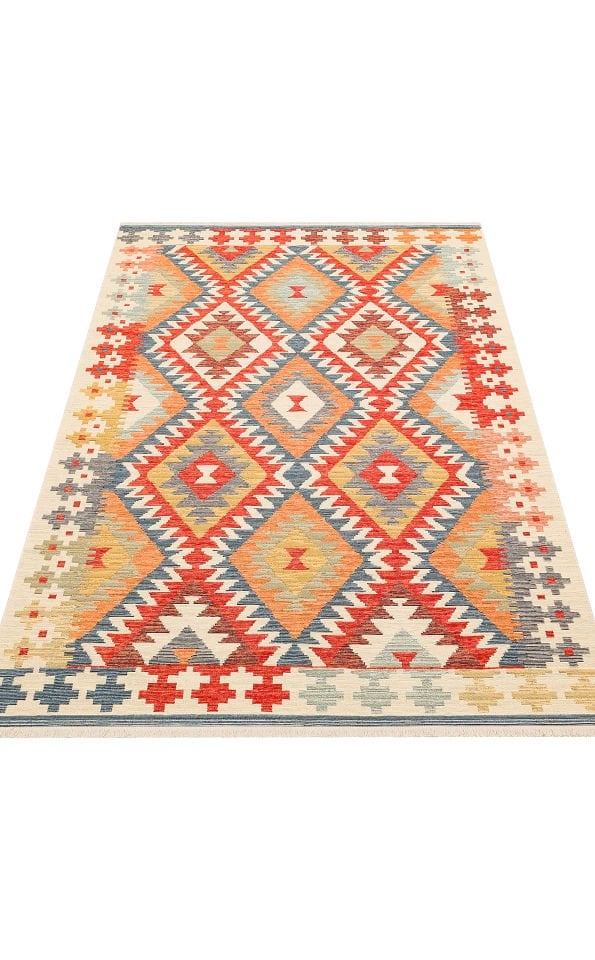 NOMAD NMD 09 LIGHT MULTY Çift Taraflı Kullanıma Uygun Yıkanabilir Otantik Kilim