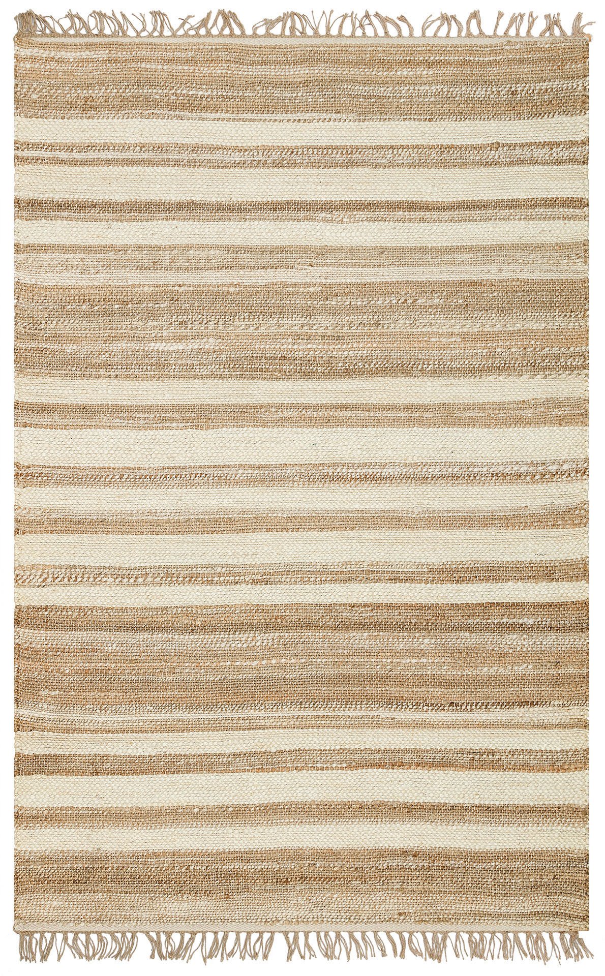 ECHO ECH 11 NATURAL WHITE XW   Jüt ile Üretilen El Dokuma Sisal Kilim