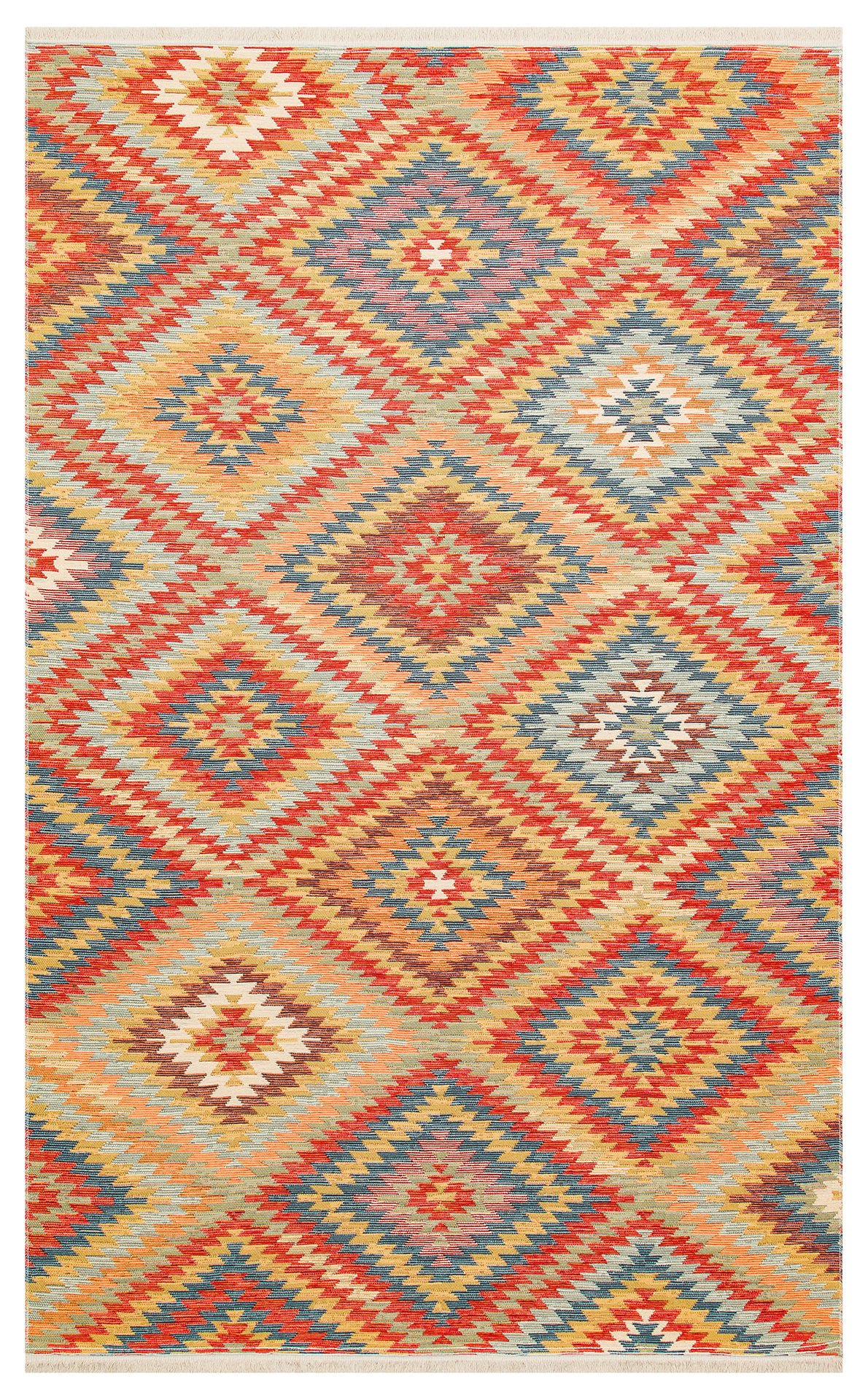 NOMAD NMD 07 TERRA Çift Taraflı Kullanıma Uygun Yıkanabilir Otantik Kilim