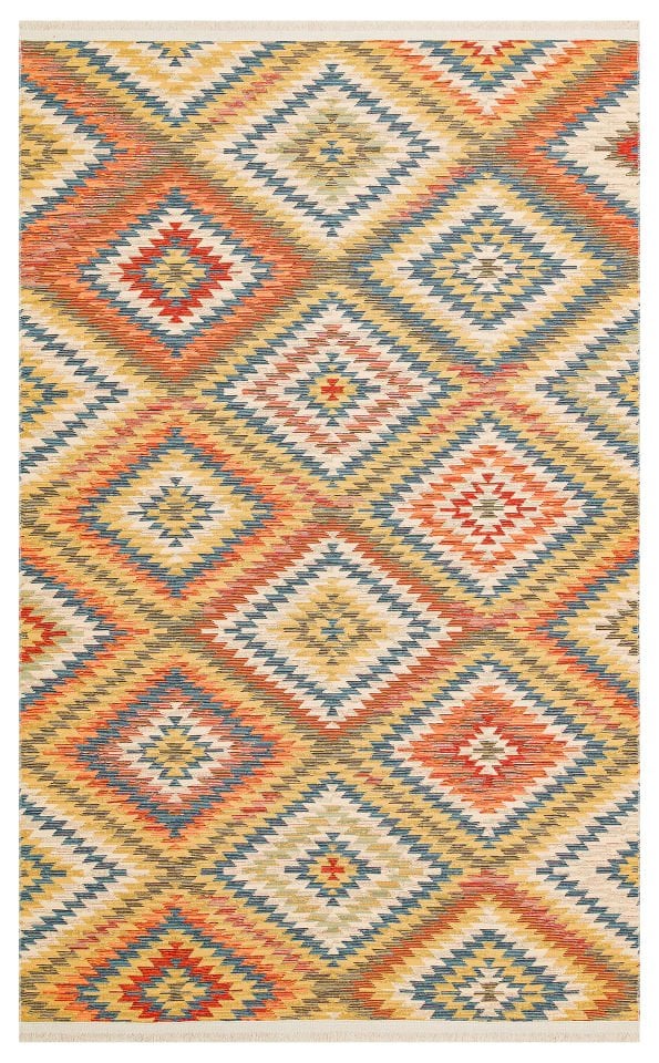 NOMAD NMD 07 TERRA Çift Taraflı Kullanıma Uygun Yıkanabilir Otantik Kilim