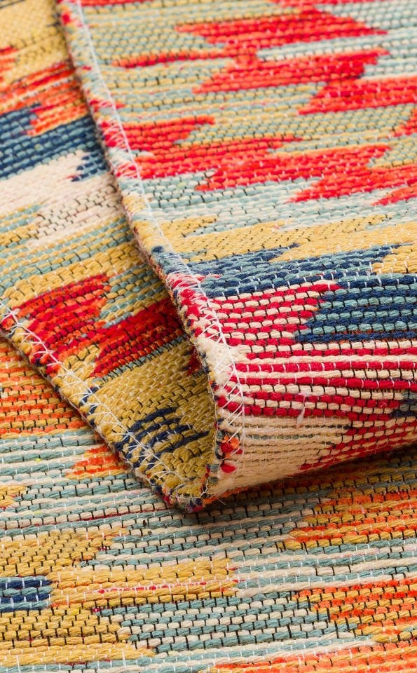 NOMAD NMD 07 TERRA Çift Taraflı Kullanıma Uygun Yıkanabilir Otantik Kilim
